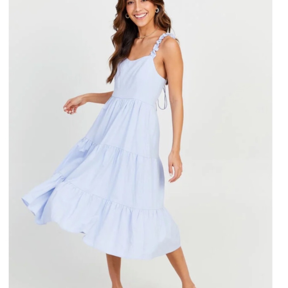 Altar’d State Blue Maxi Dress
